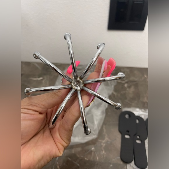 New! Unused! Belt Hanger for Closet, Monalife Metal 360°Rotating Tie and Belt Or - Picture 10 of 10